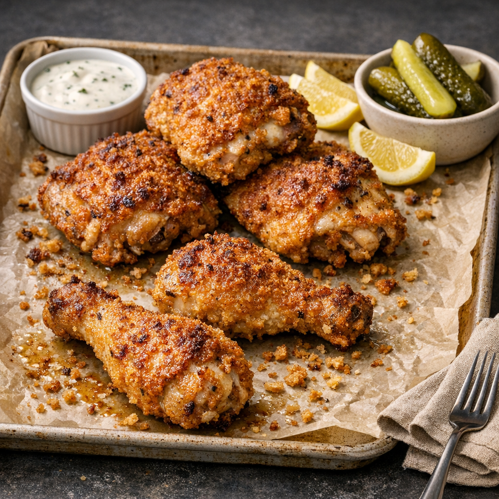 Oven-Fried Chicken That Still Crunches