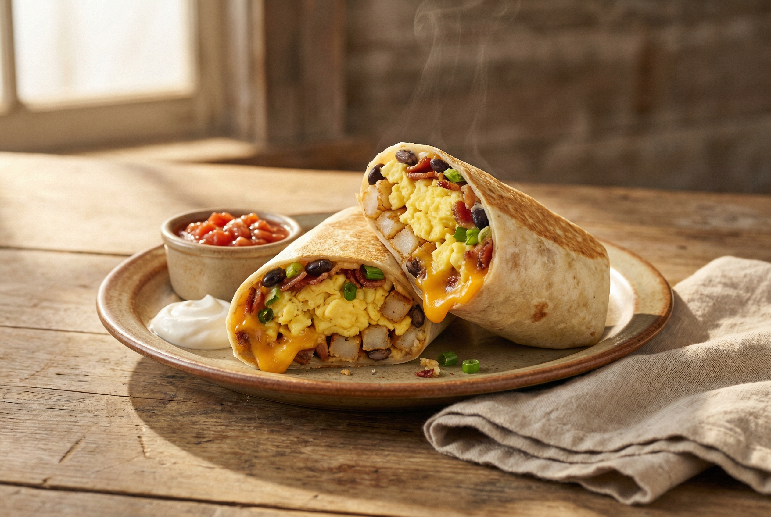 Loaded Breakfast Burrito