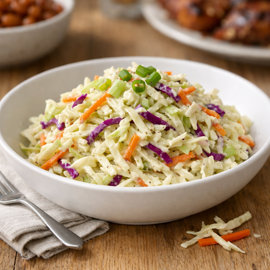 Classic Coleslaw with Creamy Dressing