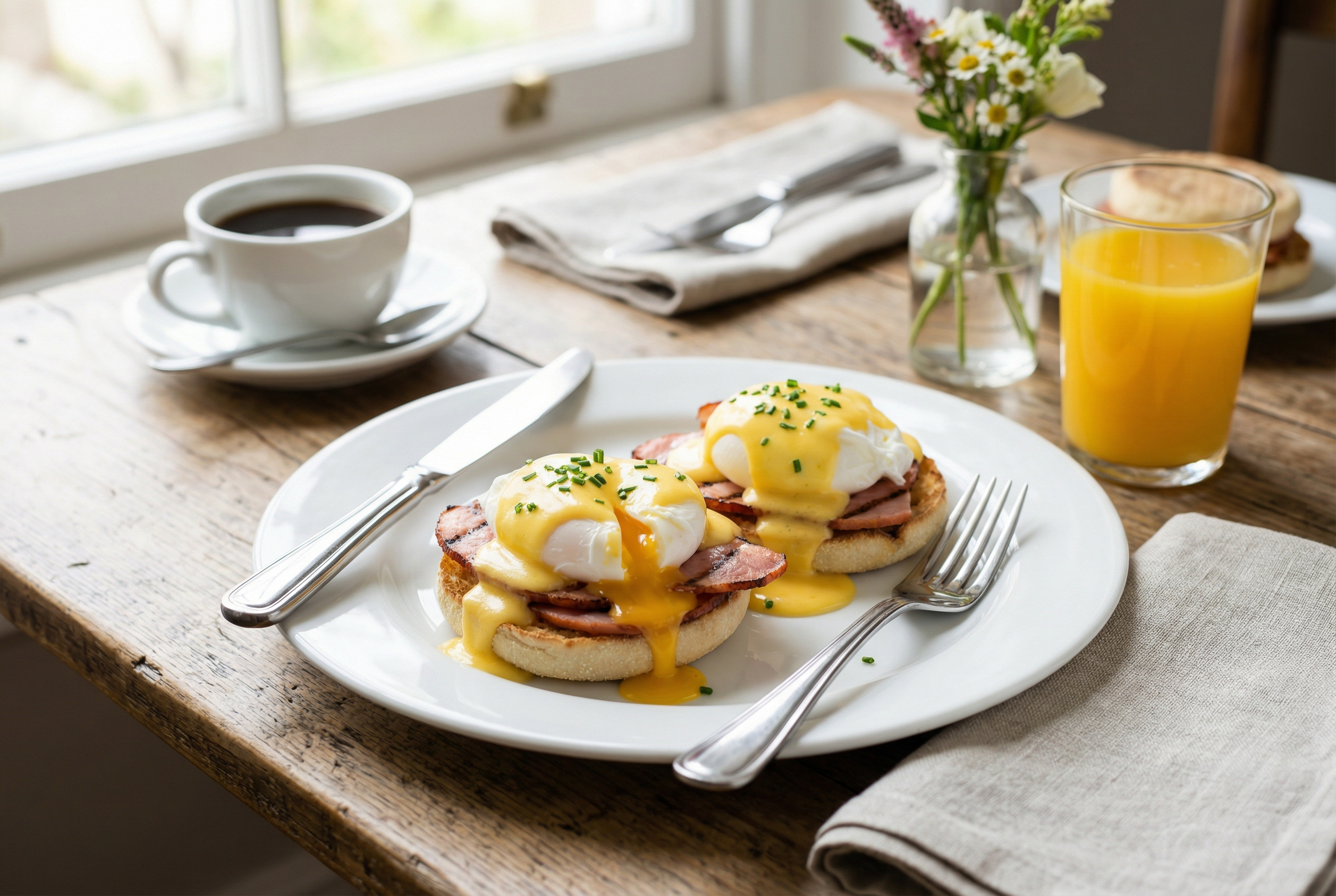 Classic Eggs Benedict with Hollandaise