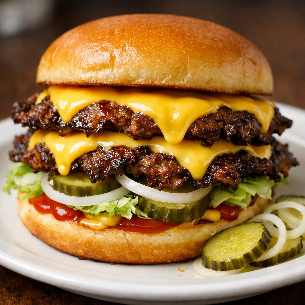 Smash Burgers with Crispy Lacy Edges