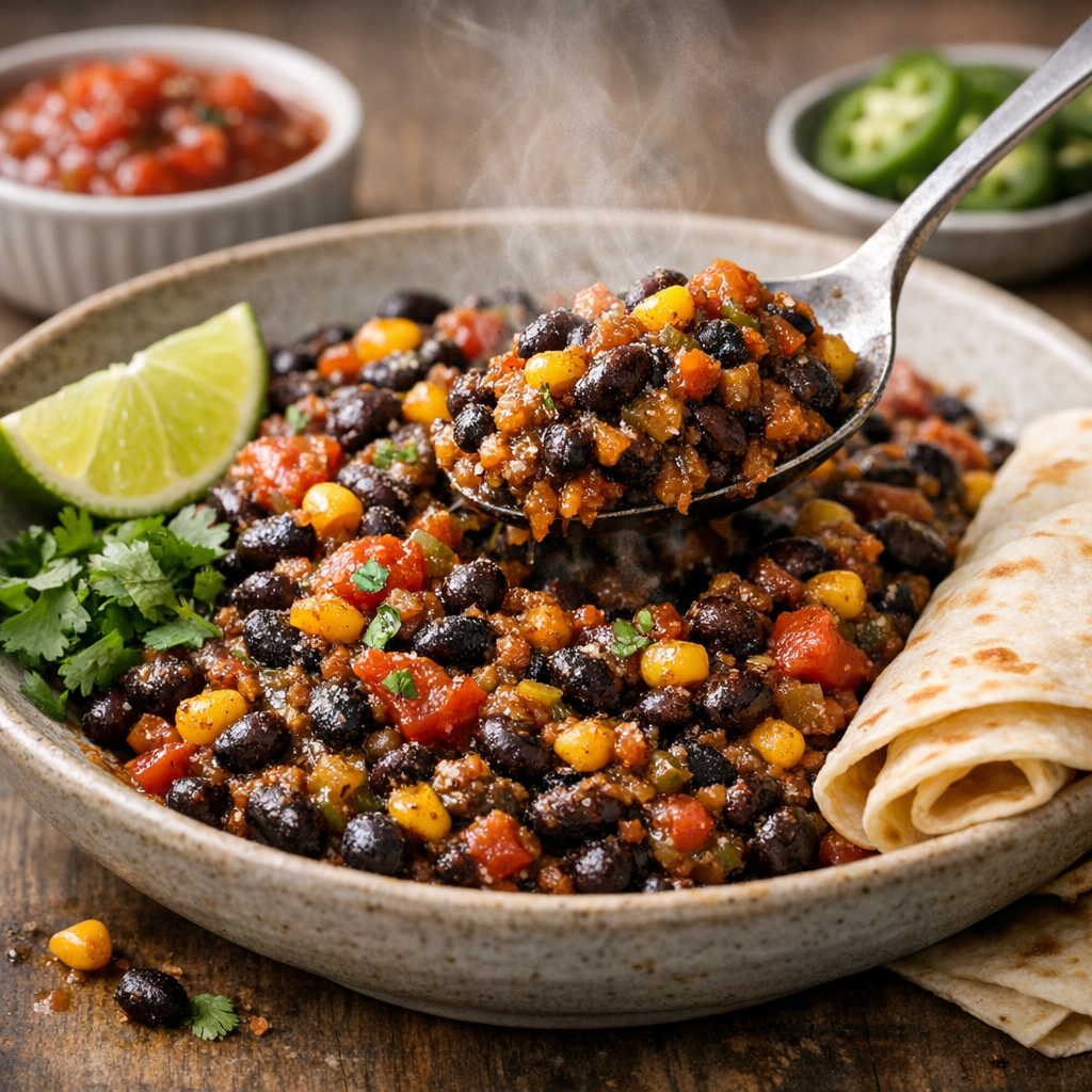 Freezer-Friendly Black Bean Burrito Filling
