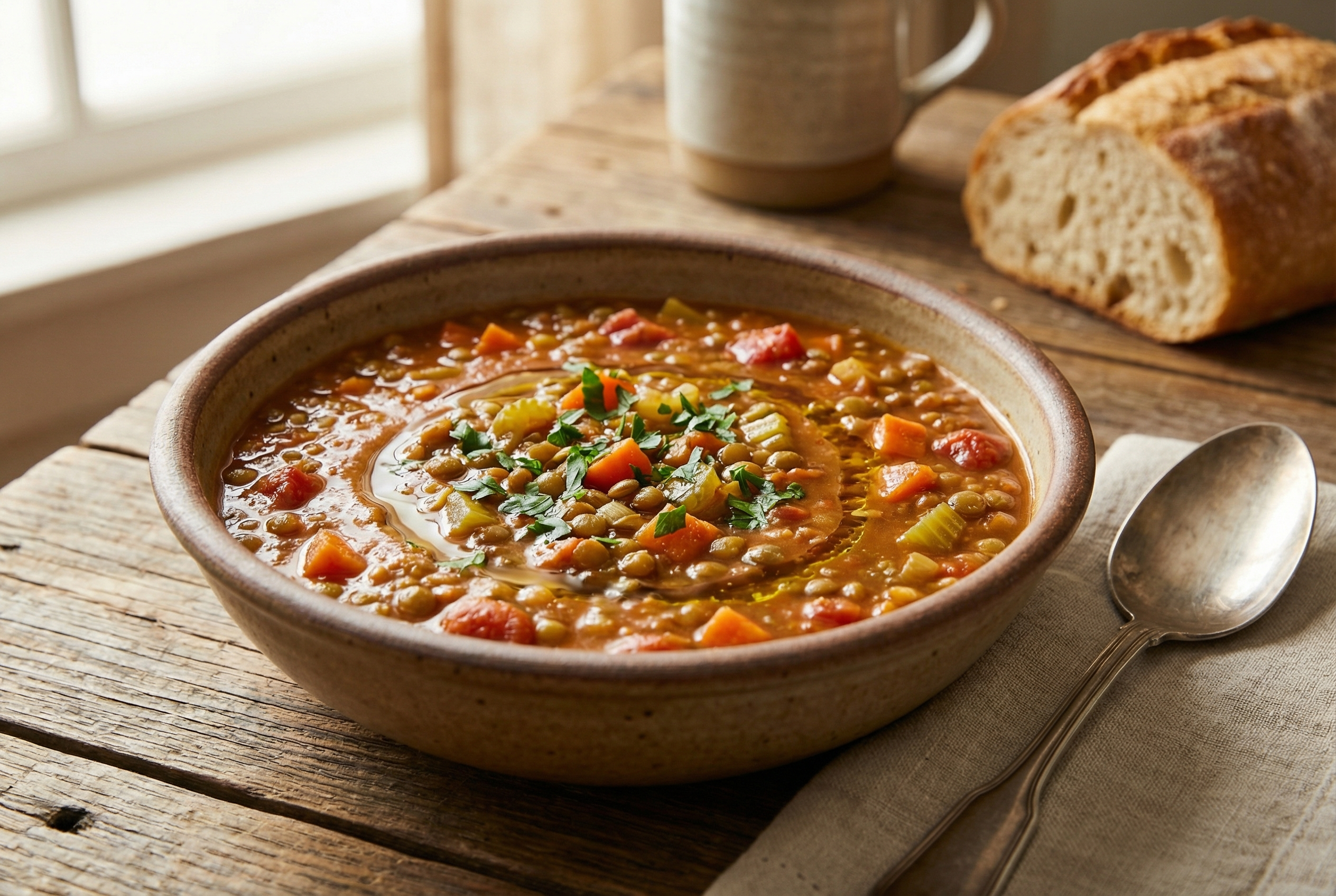 One-Pot Lentil Stew That Freezes Perfectly