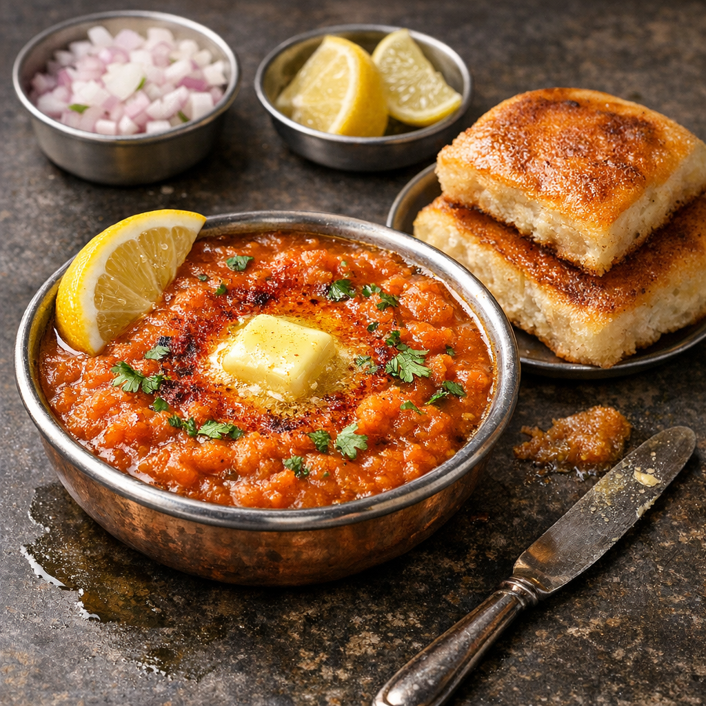 Mumbai Street-Style Pav Bhaji