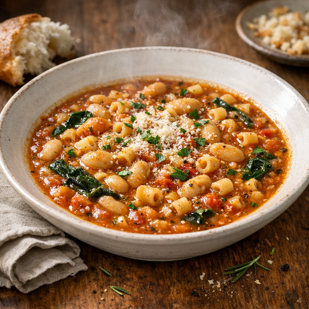 Rustic Bean Soup We Ate After Church